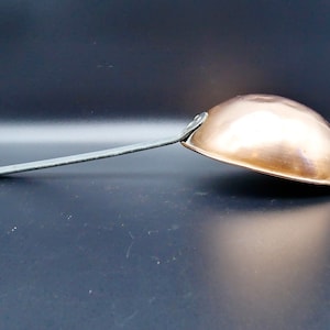 Vintage rustic Copper Cooking Ladle wall decoration, Antique Copper Jam Preserve Ladle, Handmade Copper Ladle farmhouse style.