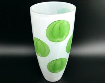 Britten Paag作ヴィンテージガラス花瓶 | Steninge Castle White