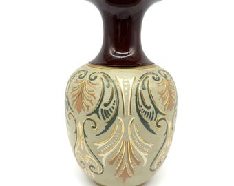 Vintage Kera Keramik Vase: Art Nouveau Stoneware, West Germany 2076