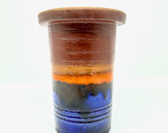 Scheurich lava vase, west german fat lava pottery, 1970s