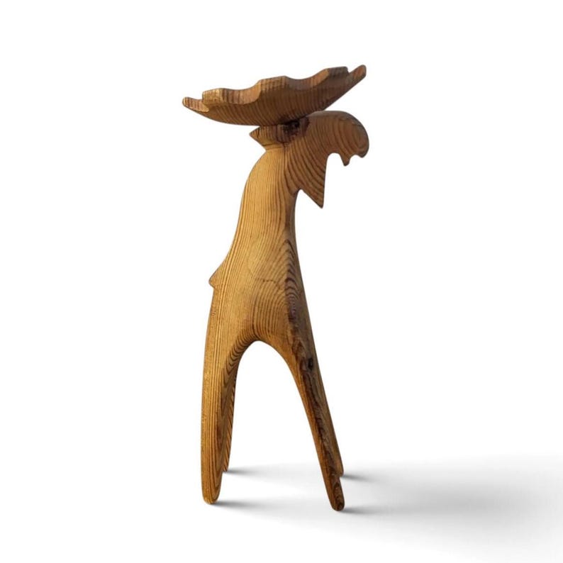 Träälgskulptur, Kalle Berglund Jämtälgen, Svensk formgivning 1955 bild 8