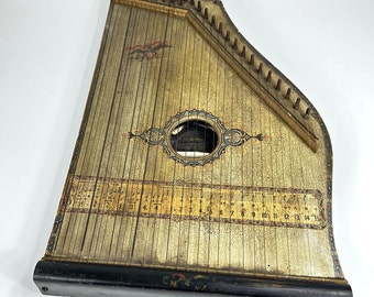 1894 Menzenhauer's No. 2 Guitar Zither - Antique Menzenhauer