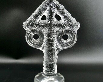 Vintage Glass May Pole Paperweight - 1970 - Made in Sweden