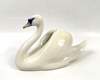 Ceramic Swan Figurine – Royal Copenhagen, Denmark