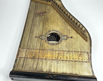 Guitar Zither – Menzenhauer No. 2, Antique American Instrument