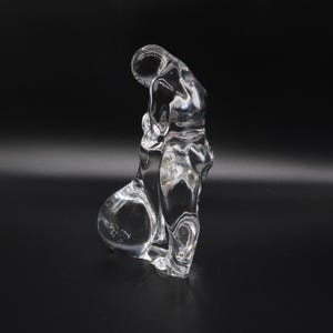 Swedish Art Glass Figurine, Orrefors Glassblower Sculpture by Olle Alberius image 7