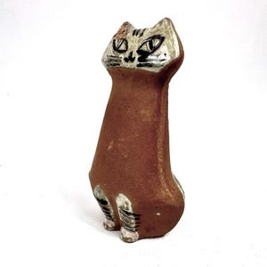 Lisa Larson Lilla Zoo Cat, kamionkowa figurka Gustavsberga, szwedzka ceramika z połowy wieku zdjęcie 4