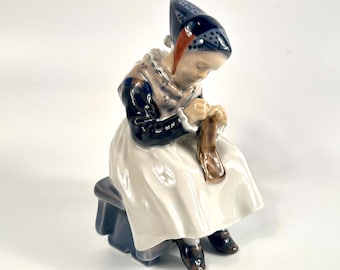 Royal Copenhagen Figurine #1314 - "Amager Pige" Figure
