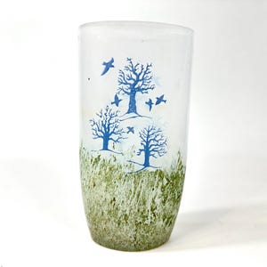 Kosta boda art glass vase – vintage october series by kjell engman image 1