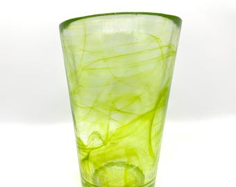 Kosta Boda Green Mine Vase – Large Handblown Glass by Ulrica Hydman-Vallien, Sweden