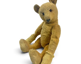 Antiker Steiff-Teddybär, 1920er Jahre, Baumwollplüsch, beweglicher deutscher Bär, 35 cm