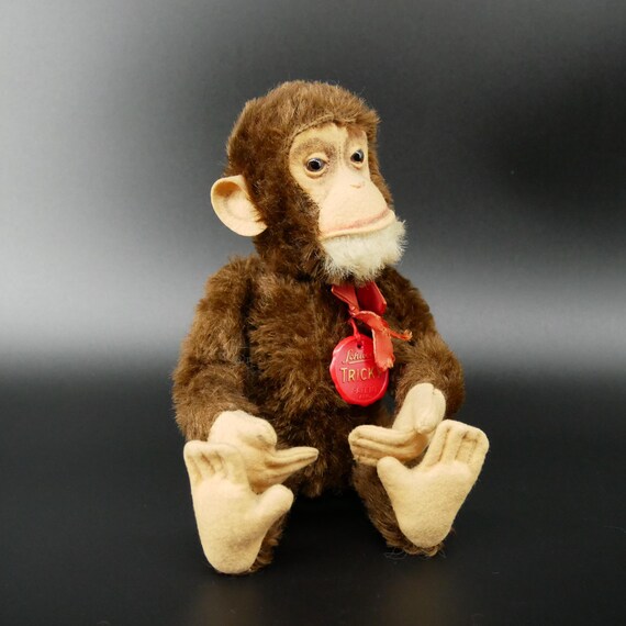 入手困難！！1950年代 Schuco Yes No テディベア Rare Schuco Yes/no Monkey Bear – Vintage 1950s Tricky Mohair