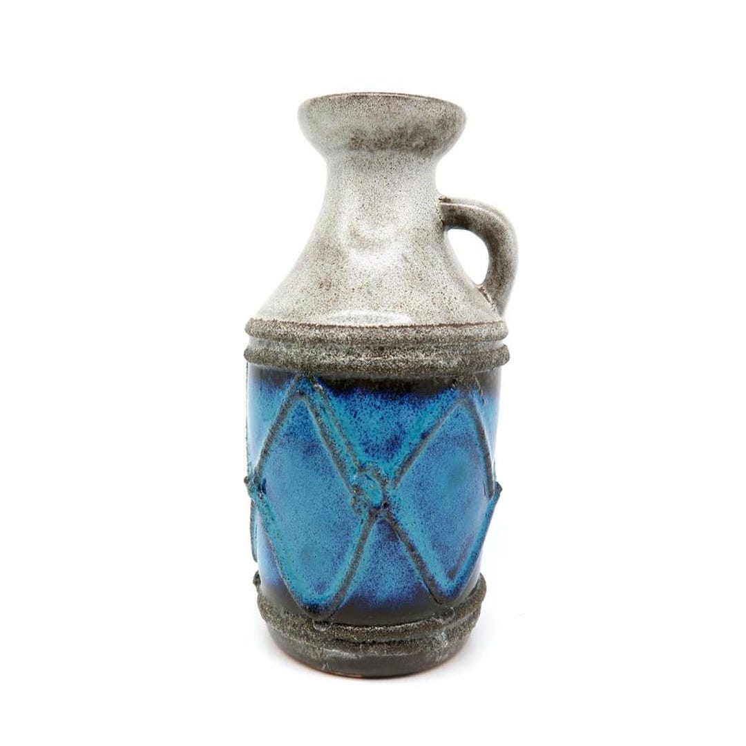 Strehla Fat lava ヴィンテージ Vintage FAT Lava Vase, Strehla German Pottery, 18cm - Etsy Canada