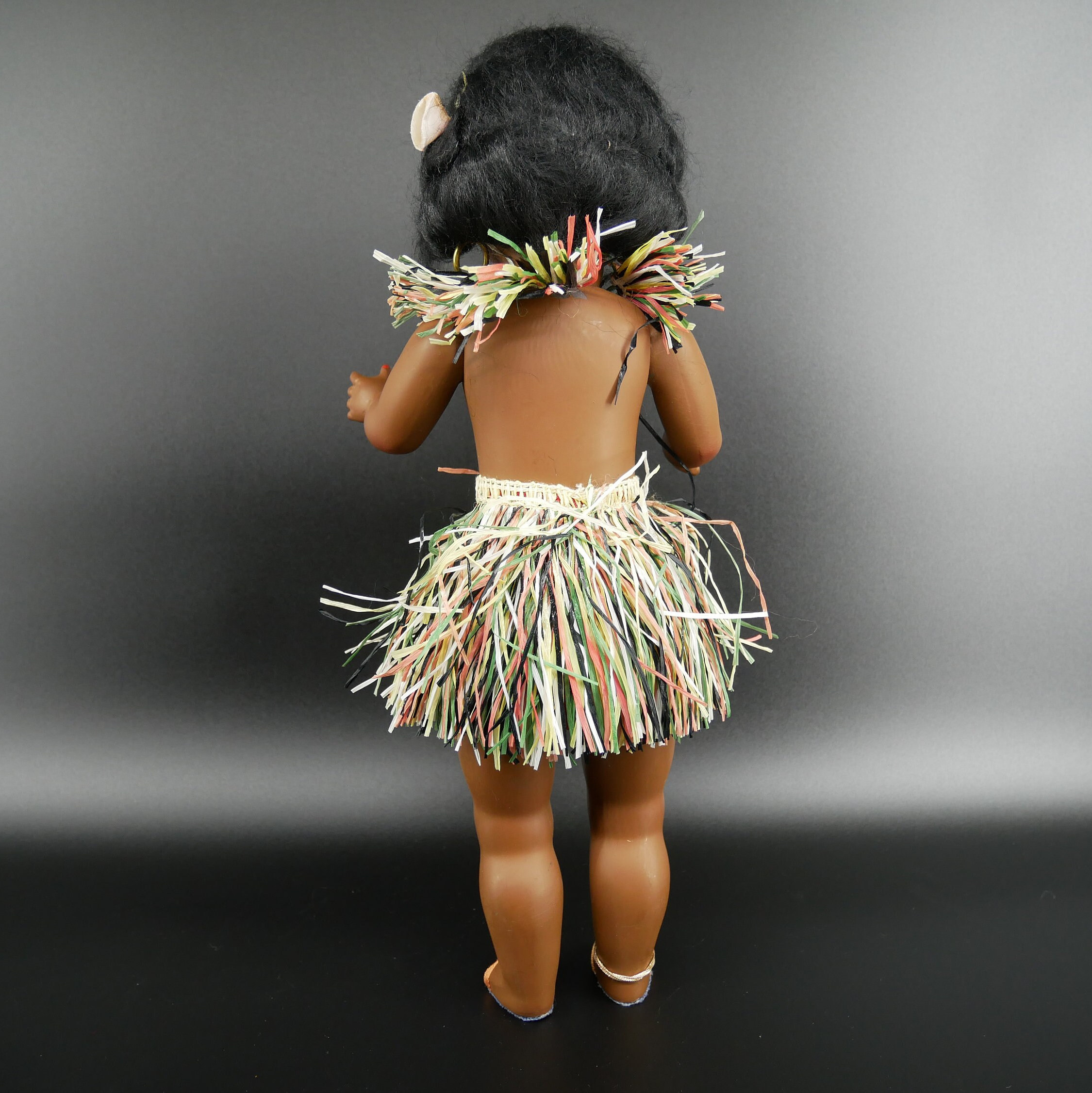 コレクション 1950s vintage  Hula  Doll Vintage Hawaiian Hula Plastic Girl Doll Figurine on Stand 10