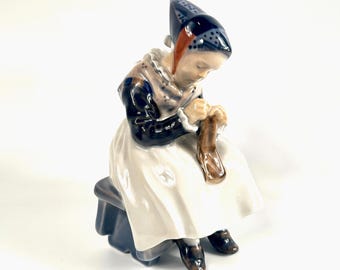 Royal Copenhagen Figurine #1314 - "Amager Pige" Figure