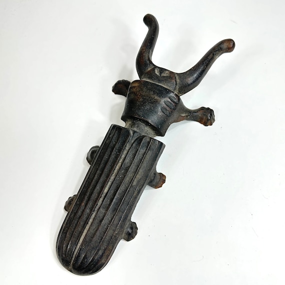 Antique Cast Iron Beetle Boot Jack, Boot Pull, We… - image 6