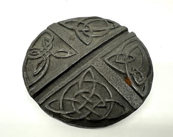 Celtic Love Cross Wall Plaque - Wild Goose Studio Bronze Resin Irish Design