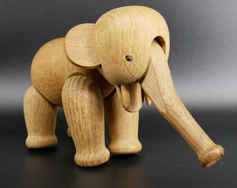 Kay Bojesen Oak Elephant   – Danish Wood Toy, Mid-Century Design