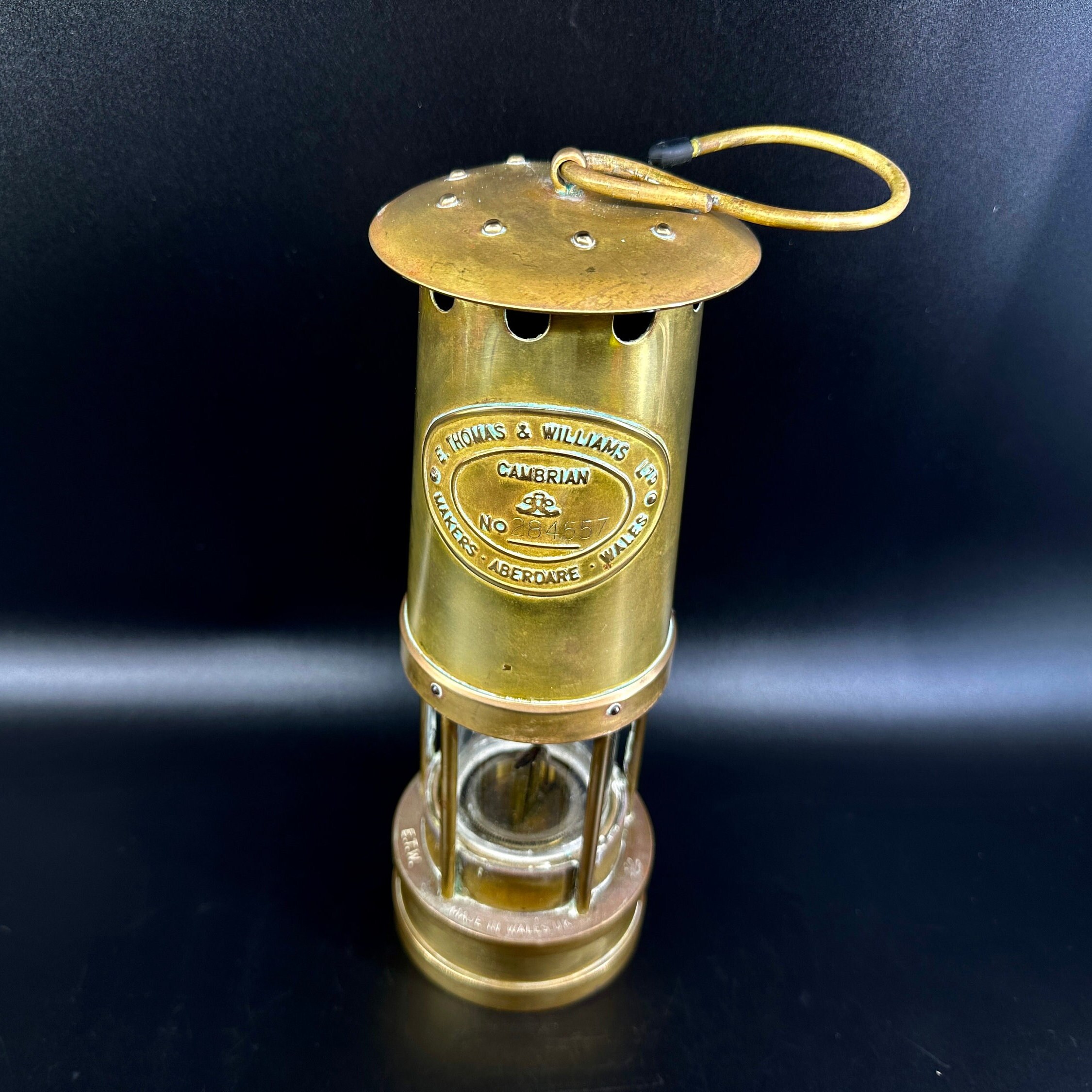 ★未使用未点火 1970年代 E.Thomas & Williams ランタン 010 E. Thomas & Williams カンブリアンランタンミニ ブラス
