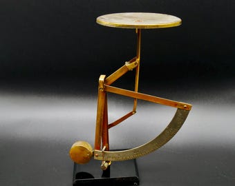 Vintage Brass Letter Scale: Antique Postal Desk Decor, DRP Mark