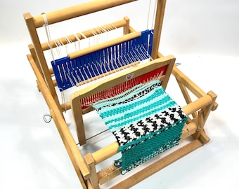 Vintage Micki Gemla Weaving Loom: Portable Tabletop Wood Loom, Sweden