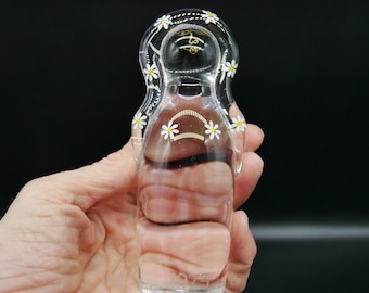 Vintage Kosta Boda Glass Madonna – Ann Wärff Design, Signed 1973, Familjen Series (Sweden)
