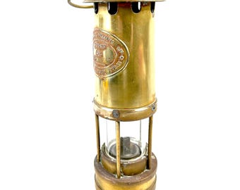 E. Thomas & Williams Lantern, Vintage Lantern, Brass Cambrian Lamp