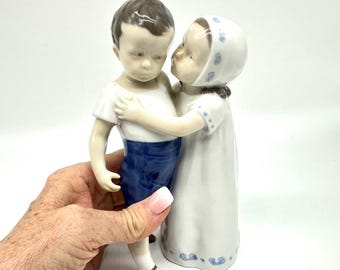 Bing & Grondahl Porcelain Figurine “Love Scorned” 1614, Danish Mid Century