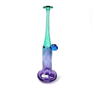 Bertil Vallien Kosta Boda Art Glass Vase - Swedish Modernist “Wind Pipes” 1976