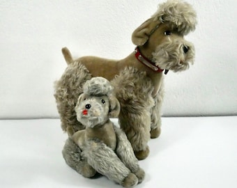 Steiff Poodle Dog “Snobby” – Large Fully Jointed Toy, 34 cm