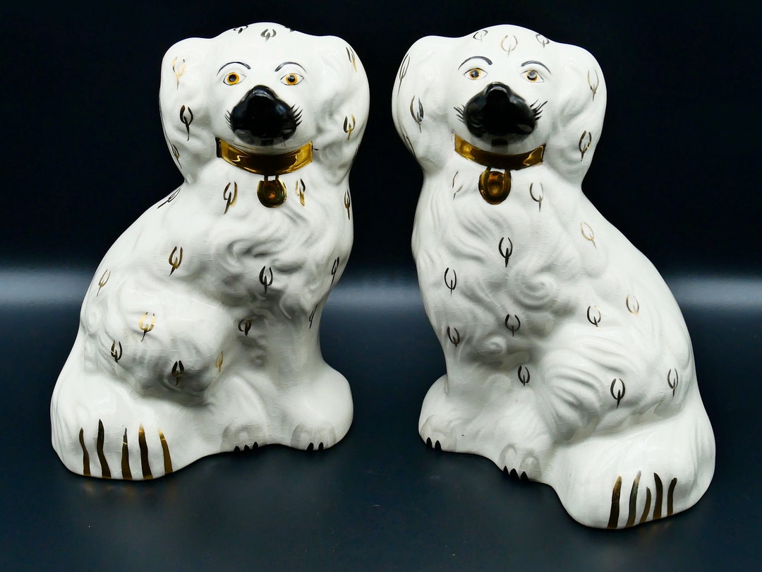 Beswick Wally King Charles Spaniel Dog Figurines Fireplace Mantelpiece