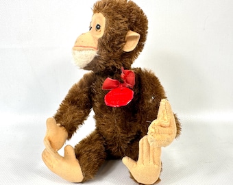 Yes No Schuco Monkey – Vintage 1950s Tricky mohair patent toy, German collectible toy