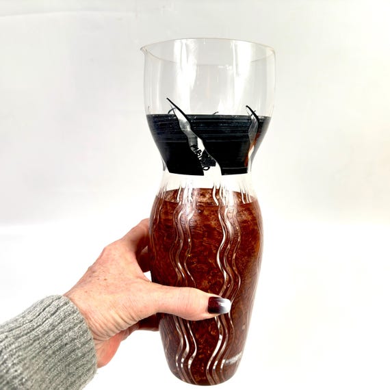 Kosta Boda Tonga Vase, Monica Backström Swedish Art Glass - Etsy