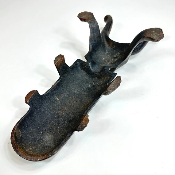 Antique Cast Iron Beetle Boot Jack, Boot Pull, We… - image 7