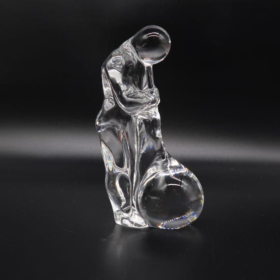 Scandinavian Art Glass – “glass-blower” Figurine by Olle Alberius