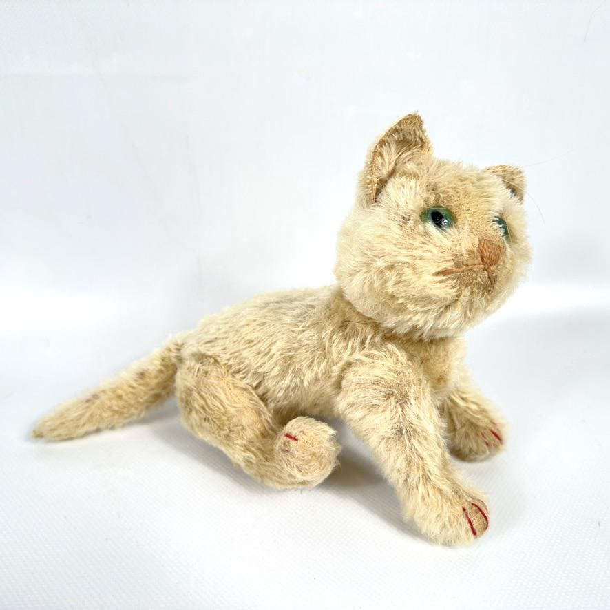 Vintage Steiff Cat – 1920s Mohair Plush With Button ID, 27cm - Etsy
