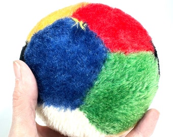 Vintage Steiff Gymnastics Ball 1980s Mohair 14 cm