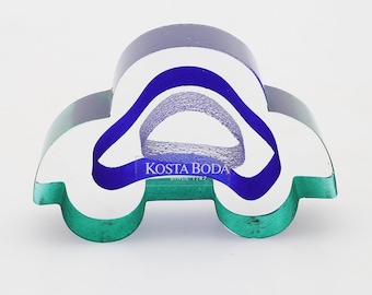 Vintage Kosta Boda Glass Sculpture Car "Drive My Car" by Bertil Vallien - Miniature Art