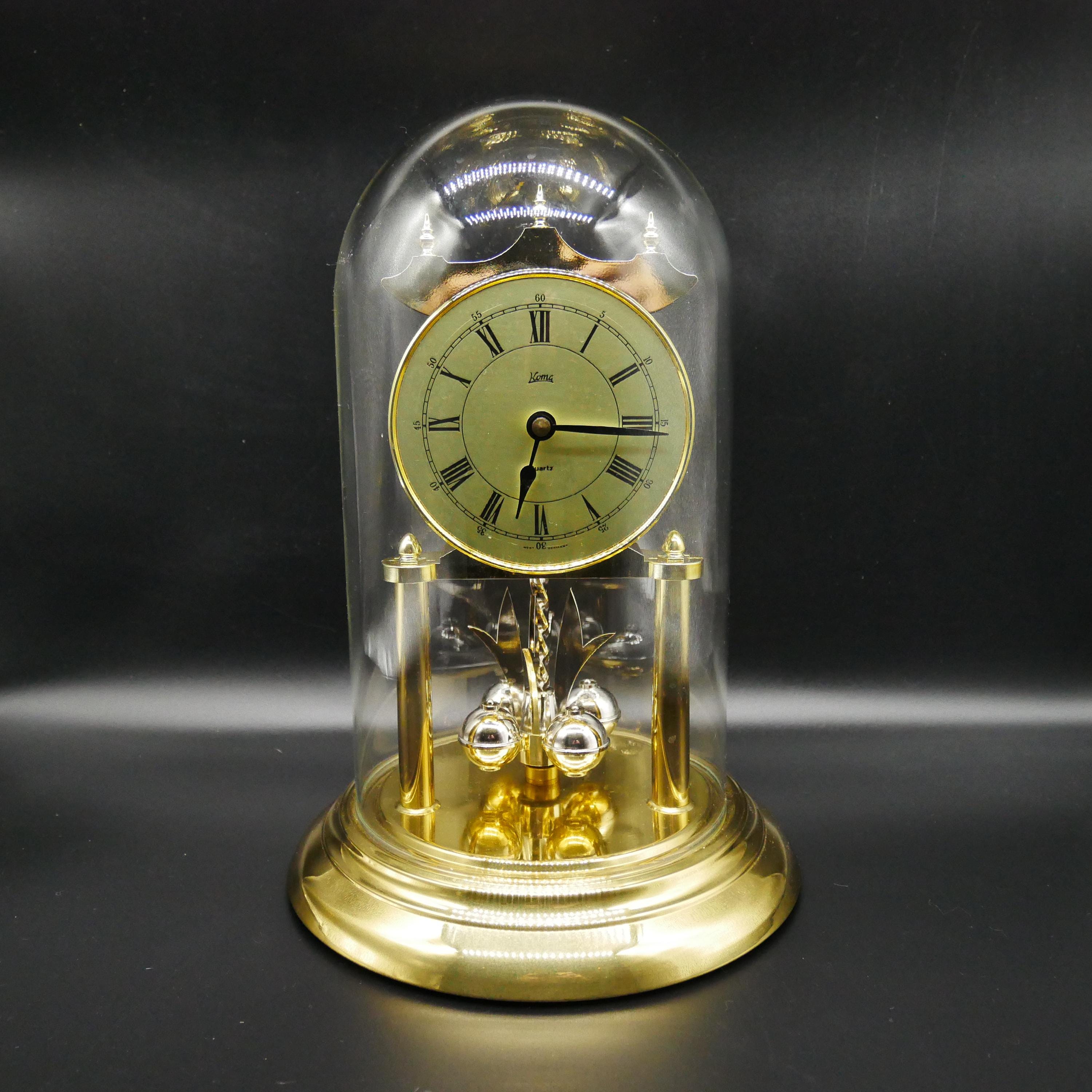 Anniversary Clocks in Glass Dome - Etsy