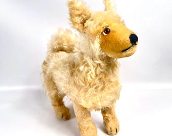Steiff Dog – 1958 “Laika”, Rare German Toy, Mid-Century Collectible