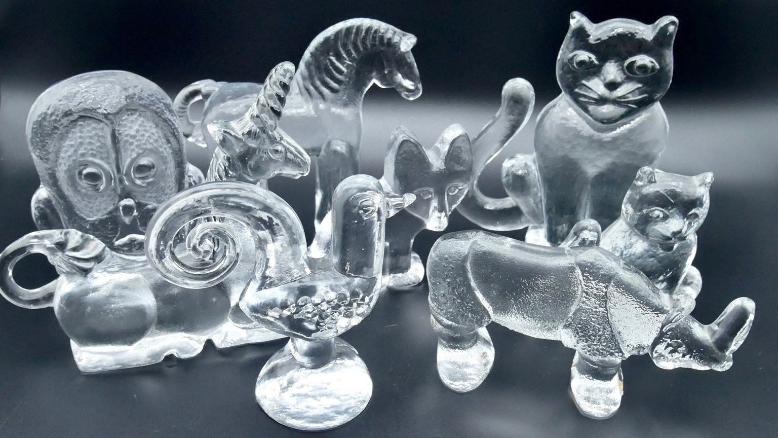 Glass Reindeer Sculpture, Bertil Vallien Kosta Boda Zoo Series