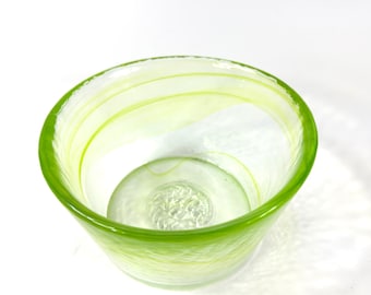 Kosta boda art glass bowl: ulrica hydman-vallien "mine" series, 1980s swedish design