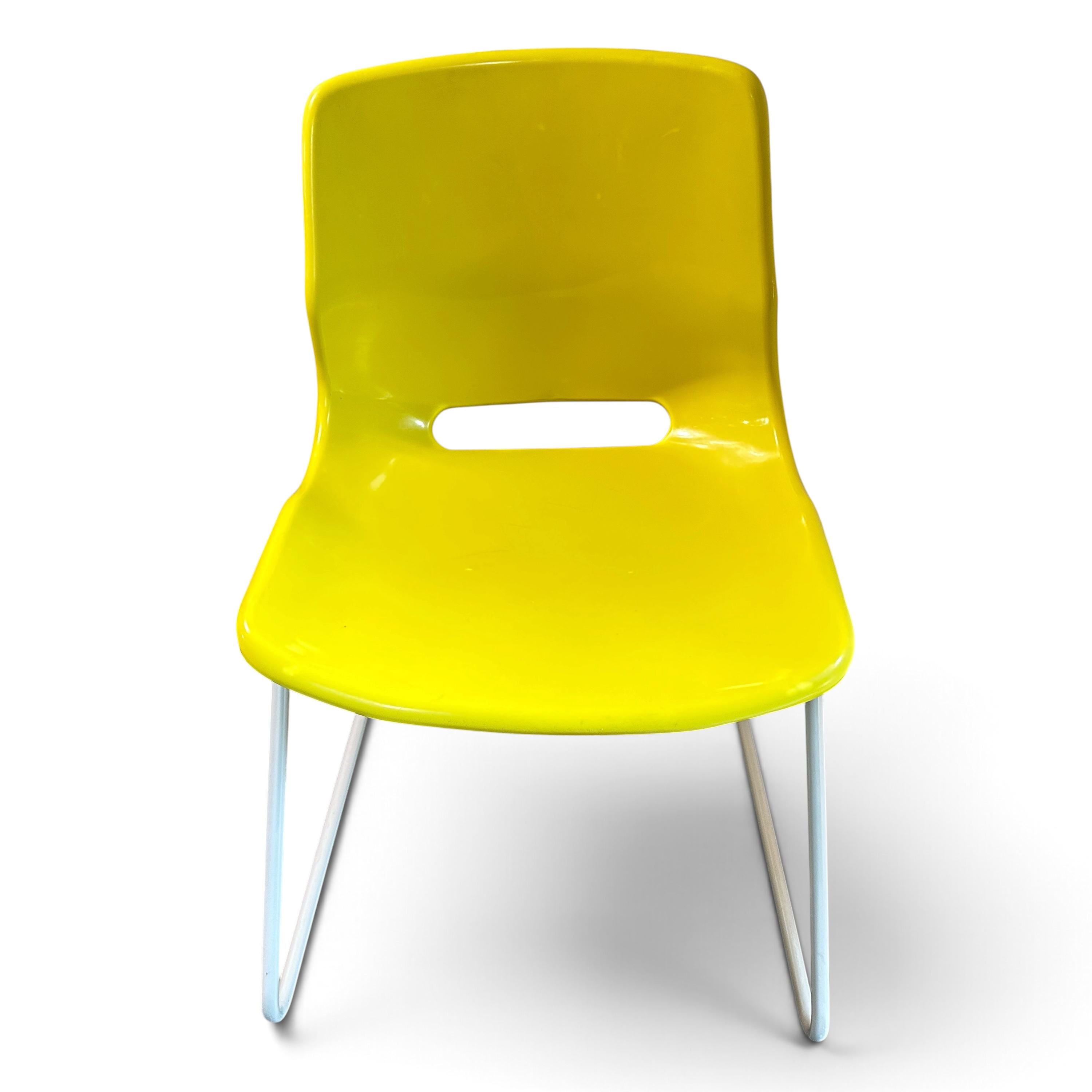 IKEA Snille Chair, Yellow 1990s Space Age Chair by Svante Schöblom
