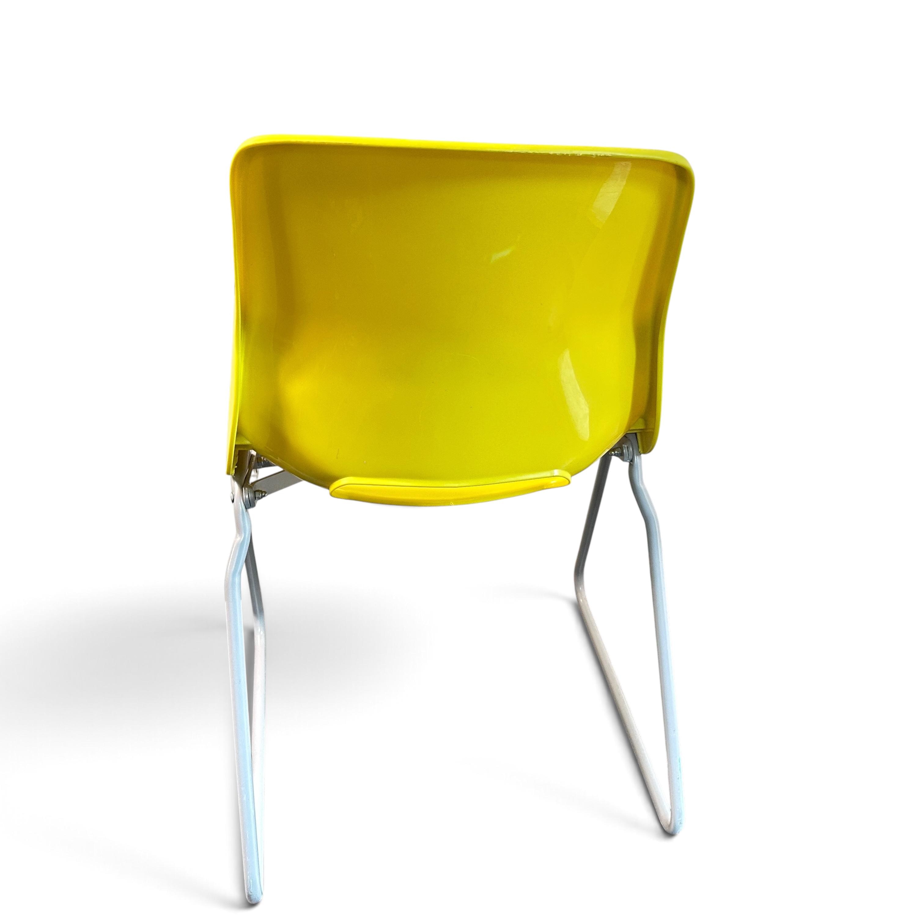 IKEA Snille Chair, Yellow 1990s Space Age Chair by Svante Schöblom