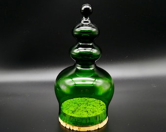 Kosta Boda Green Glass Candy Jar, Storage Container designed by Bertil Vallien Design