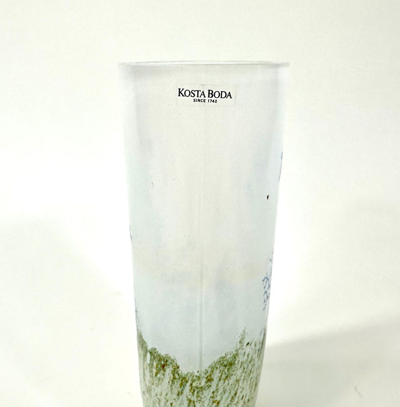 Kosta boda art glass vase – vintage october series by kjell engman image 3