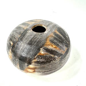 Danish studio pottery vase –  Birgit Krogh modernist ceramic art