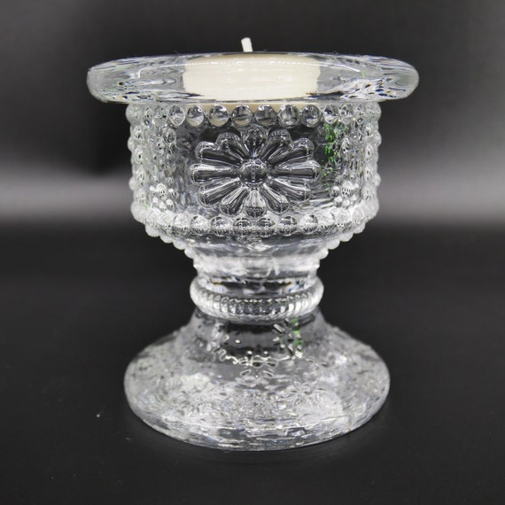 KOSTA BODA＊Bellis＊Candle stand・* Kosta Boda Daisy Candlestick – Rolf Sinnemark Design, Mid-century