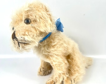 Antique Farnell Mohair Dog – English Terrier Plush, 1930s
