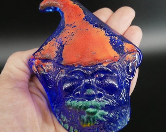 Kosta Boda Glass Santa Claus Sculpture by Kjell Engman